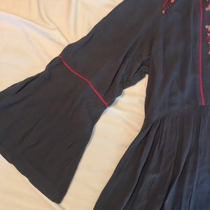 American Eagle Boho Bell Sleeve Dress